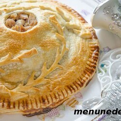 Как приготовить курник из слоеного теста | Меню недели