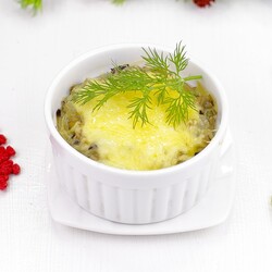 Жульен с грибами в духовке на новогодний стол - рецепт с фото и видео пошагово | Меню недели