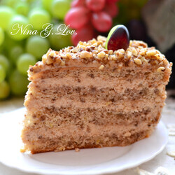 Торт "Грецкий орех" Pецепт от кондитера... / Еда и напитки / сладости / Pinme.ru / Pinme