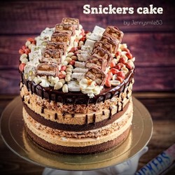 Торт «Сникерс» (Snickers cake) с нугой от Евгении Смирновой | HomeBaked