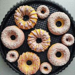 Пончики в духовке: простейший рецепт с фото без дрожжей