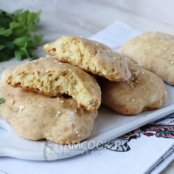 Лепешки на сыворотке в духовке — рецепт с фото