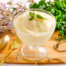 Заварной крем без яиц и масла — рецепт с фото