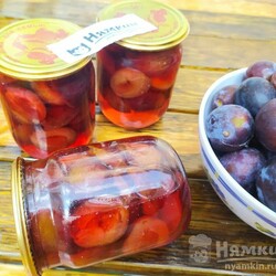 Заготовки из сливы половинками без косточек на зиму — рецепт с фото пошагово