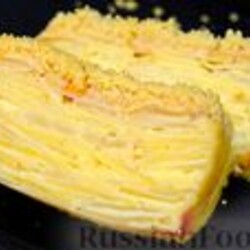 Французский невидимый яблочный пирог