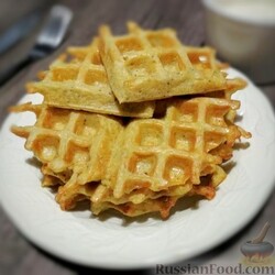 Рецепт: Картофельные вафли на RussianFood.com