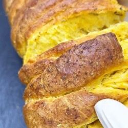 Тыквенный хлеб.