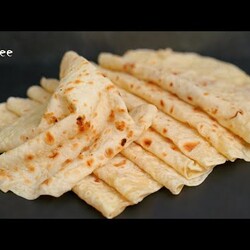 Мука + КИПЯТОК! Тонкий лаваш на сковороде! Армянский лаваш в домашних условиях