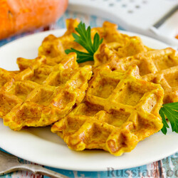 Рецепт: Несладкие морковные вафли на RussianFood.com