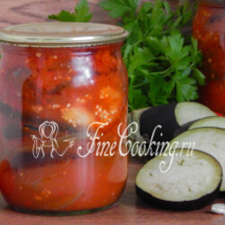 Баклажаны на зиму Тёщин язык