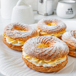 Заварные кольца с экзотическим кремом на Вкусном Блоге