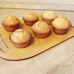 Воздушное лакомство — кексы из рисовой муки