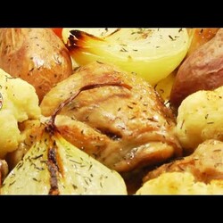 Куриные бёдра, запечённые в фольге..Просто, очень вкусно, недорого!