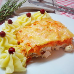 Курочка «под одеялом» (готовлю вместо «мяса по-французски», выходит сочнее и дешевле) - Пошаговый рецепт с фото |  Блюда из курицы