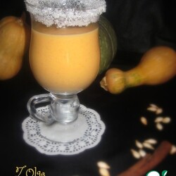 Тыквенно-молочный коктейль