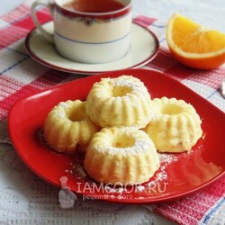 Творожное суфле с апельсином в духовке