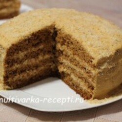 Медовик в мультиварке