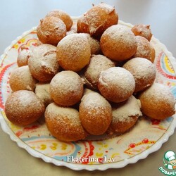 Пончики на кефире на скорую руку