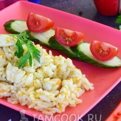 Детский плов с курицей