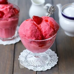 Клубничный щербет