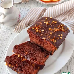 Кекс шоколадно-апельсиновый с черносливом