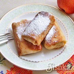 Блины с яблоками