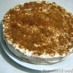 Рецепт: Бисквитный торт "Нежный"