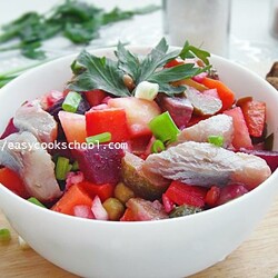 Винегрет с селедкой