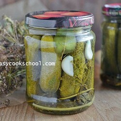 Маринованные огурцы с лимонной кислотой