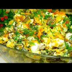 Самый вкусный САЛАТ! КРАСКИ ОСЕНИ! Быстрый салат из простых продуктов! НЕВЕРОЯТНО ВКУСНО!