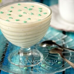 Творожно-банановый десерт