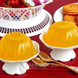 Лимонно-медовое желе