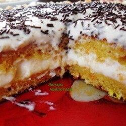 Творожно-морковный тортик.