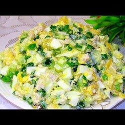 Потрясающе вкусный салатик за 5 минут! Быстро, вкусно и просто!