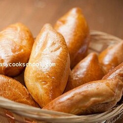 Постные пирожки с квашеной капустой