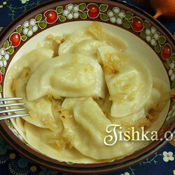 Вареники с картошкой (постные)