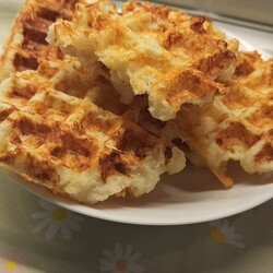 Творожно-сырные вафли