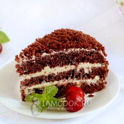 Шоколадный торт на кефире