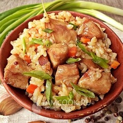 Рисовая каша с мясом