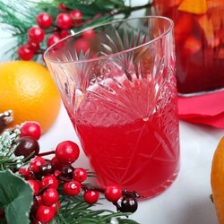 Клюквенно-апельсиновый чай