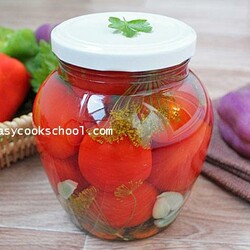 Маринованные помидоры с лимонной кислотой