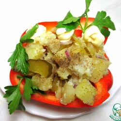 Салат рыбный "Русская душа"