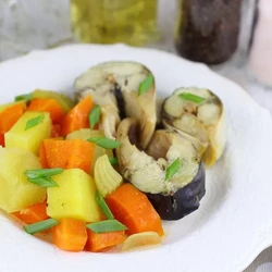 Скумбрия с картошкой в духовке