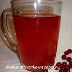 Клюквенный морс в мультиварке