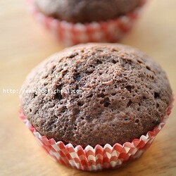 Простые шоколадные кексы за пять минут