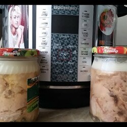Тушёнка из курицы в мультиварке-скороварке REDMOND RMC-PM380,сразу в банках:)