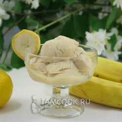 Бананово-лимонный сорбет