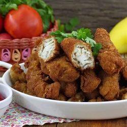 Рецепт рыбных наггетсов