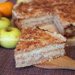 Насыпной яблочный пирог