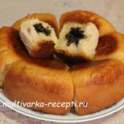 Булочки с маком в мультиварке